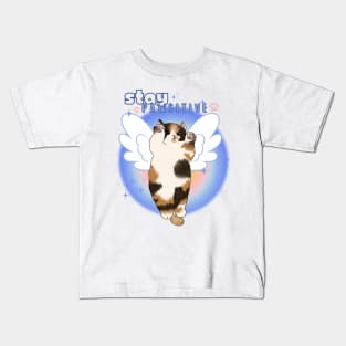 Stay Pawsitive Kids T-Shirt